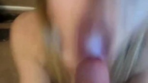 Teenager Ginger Banks Blowjob in College